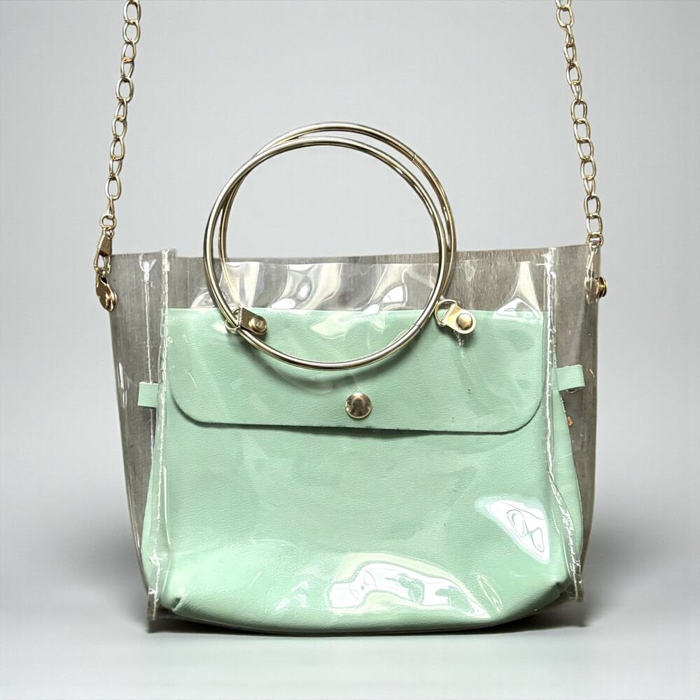 Clear Small Shoulder Women Chain Purse
